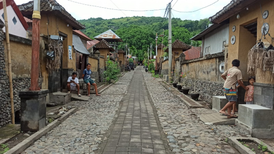 SEPI: Suasana Desa Julah tampak sepi.