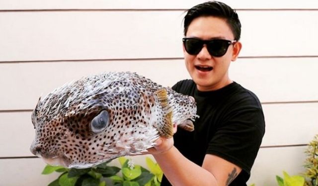 Bobon Santoso di salah satu kontennya.