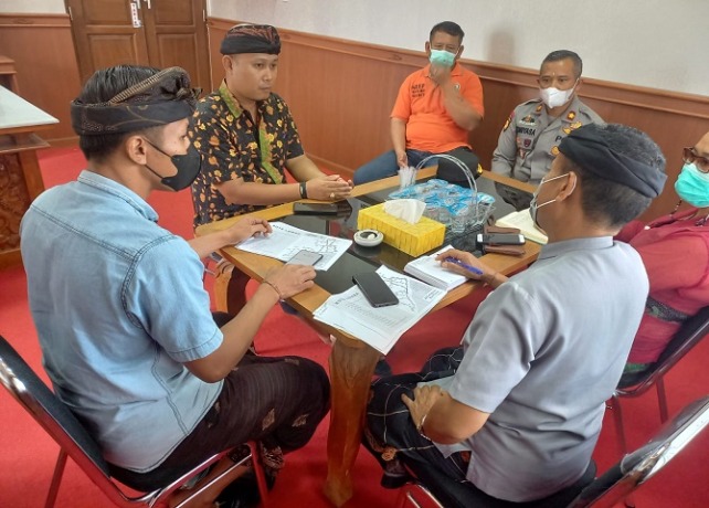 PERSIAPAN : Rapat persiapan yang digelar jelang Maybank Marathon 2022, Kamis (25/8). (ISTIMEWA)