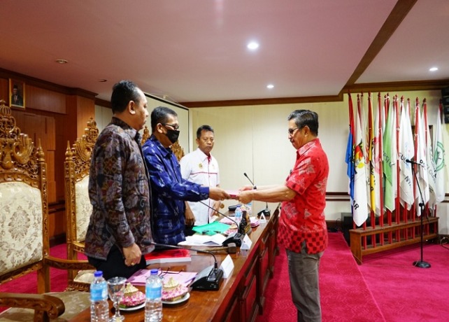 TERPILIH : Musyawarah Olahraga Kabupaten (Musorkab) Gianyar, Senin (29/8) di Ruang Sidang Bupati. (ISTIMEWA)