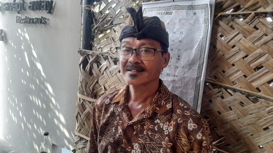 Klian Adat Banjar Mas I Made Sadawan. Putu Agus Adegrantika/Bali Express