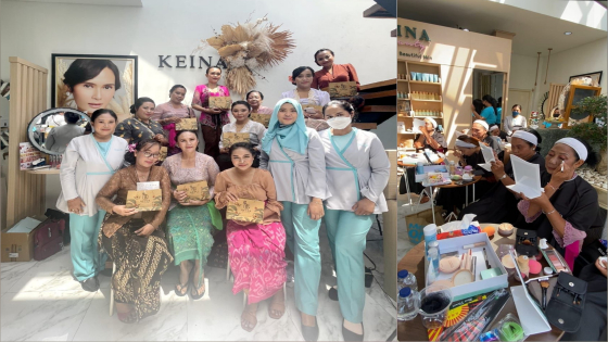KELAS KECANTIKAN : Wardah Beauty Bali berkolaborasi bersama Svah Keina Beauty, menggelar kegiatan Beauty Class bertempat di Store Keina Beauty, Denpasar, Minggu (21/08). Ist