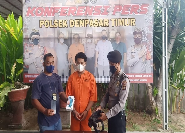 TERTANGKAP: Komang Pasek kini harus mempertanggungjawabkan perbuatannya di jeruji besi. (ISTIMEWA)