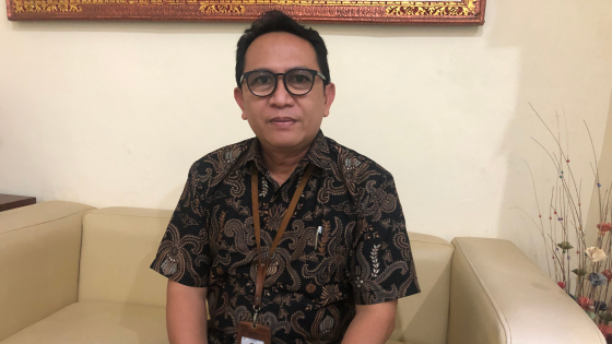 Kepala BPS Karangasem, Ketut Mondai. Dok Bali Express