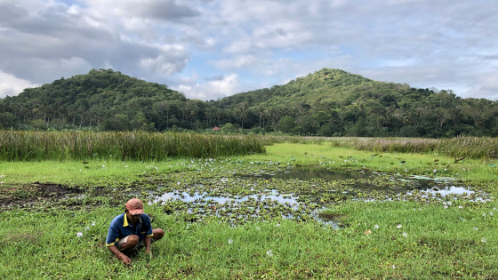 DANAU YEH MALET: Kondisi Danau Yeh Malet, di Banjar Dinas Yeh Malet, Desa Antiga Kelod, Manggis dulu. I Wayan Adi Prabawa/Bali Express