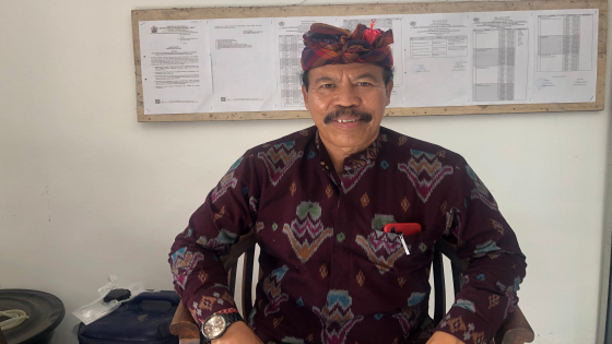 Bendesa Adat Duda I Komang Sujana. I Wayan Adi Prabawa/Bali Express