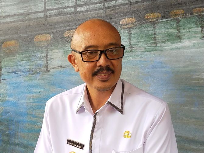 Wakil Bupati Bangli I Wayan Diar. (I Made Mertawan/Bali Express)