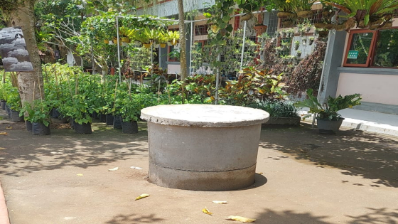 SUMUR KOMPOSTER : Salah satu sumur komposter yang ada di wilayah Tabanan. Ist