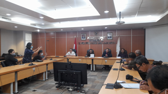 FORWARD : Forum Wartawan DPRD (Forwad) Bali saat melaksanakan study tiru di Dishub DKI Jakarta, Rabu (9/11). Putu Agus Adegrantika 