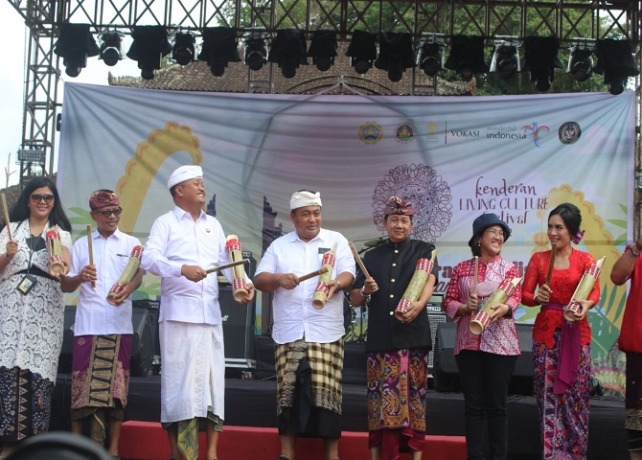 DIBUKA : Pembukaan Kendran Living Culture Festival, Jumat (9/12). (ISTIMEWA)