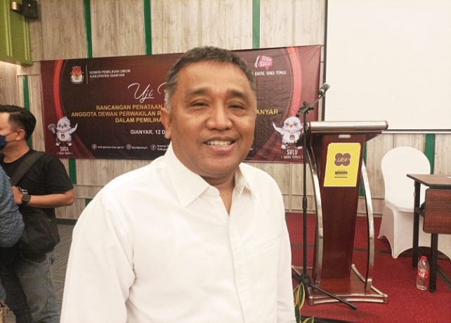 Ketua Komisi Pemilihan Umum (KPU) Provinsi Bali I Dewa Agung Gede Lidartawan. (DEWA RASTANA/BALI EXPRESS)