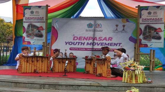 UJIAN : Pelaksanaan ujian kenaikan tingkat Sanggar Sabda Kencana Sakti belum lama ini.  Ist
