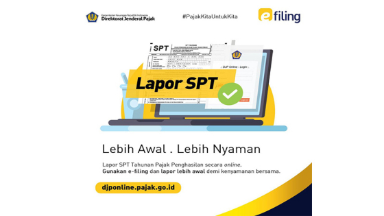 MUDAH : Bayar pajak tidak perlu ribet lagi karena ada cara melaporkan SPT tahunan online dengan mudah.Ist