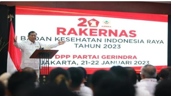 Ketua Umum Partai Gerindra Prabowo Subianto. Ist