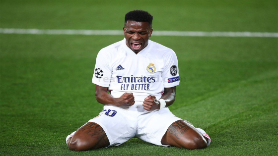 Striker Real Madrid Vinicius Junior. Ist