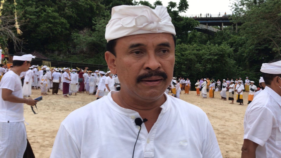 Bendesa Adat Pecatu Made Sumerta. Dok Bali Express