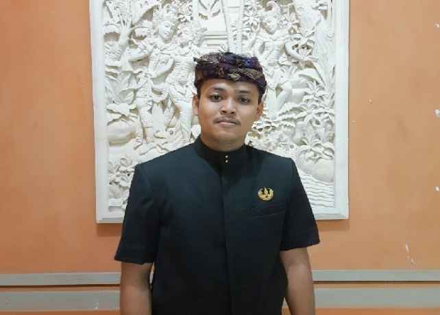 Ketua Panitia Peliatan Ogoh-ogoh Mini Festival 2023, Cokorda Gde Krisparinama. (ISTIMEWA)