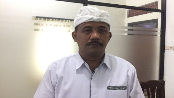 Bendesa Adat Kerobokan Anak Agung Putu Sutarja. Dok Bali Express  