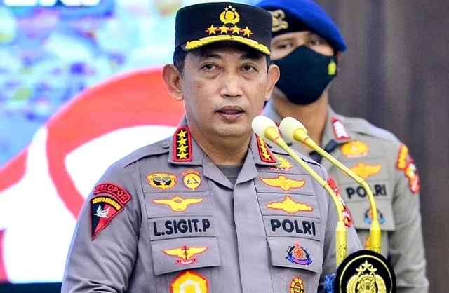 Kapolri Jenderal Pol. Listyo Sigit Prabowo.
