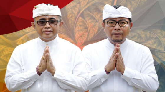 Wali Kota Denpasar I Gusti Ngurah Jaya Negara bersama Wakil Wali Kota Denpasar I Kadek Agus Arya Wibawa. Humas Pemkot for Bali Express 