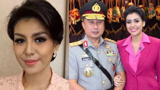 Mantan Irwasum Polri Komjen Agung Budi Maryoto bersama istrinya Winny Charita