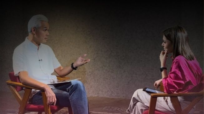 Ganjar Pranowo dalam wawancara ekslusif dengan Najwa Shihab