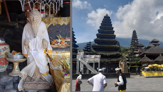 ARCA : Arca Mpu Kuturan di Pura Silayukti, Desa Padangbai, Kecamatan Manggis, Karangasem Mpu Kuturan sebagai pencetus pendirian meru di Pura Besakih. I Putu Mardika/Dok Bali Express.  