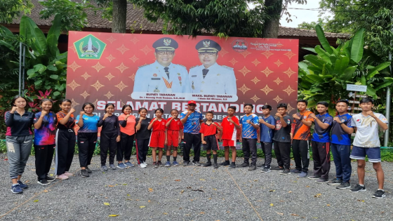 MENUJU PORJAR BALI : Atlet pétanque Tabanan menuju Porjar Bali 2023. Ist