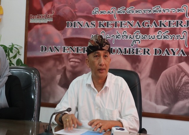 Kepala Disnaker dan ESDM Provinsi Bali,  Ida Bagus Setiawan. (istimewa)