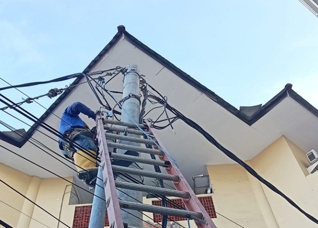 PROGRAM; Pemasangan fasilitas home charging di rumah konsumen PLN. (ISTIMEWA)