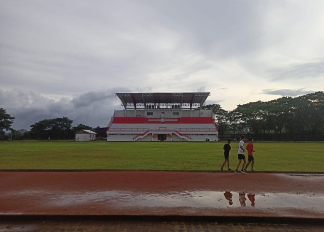 STADION: Stadion I Gusti Ketut Jelantik yang berada di Jalan Veteran, Jalur 11, Kelurahan Padangkerta, Karangasem.  (ISTIMEWA)