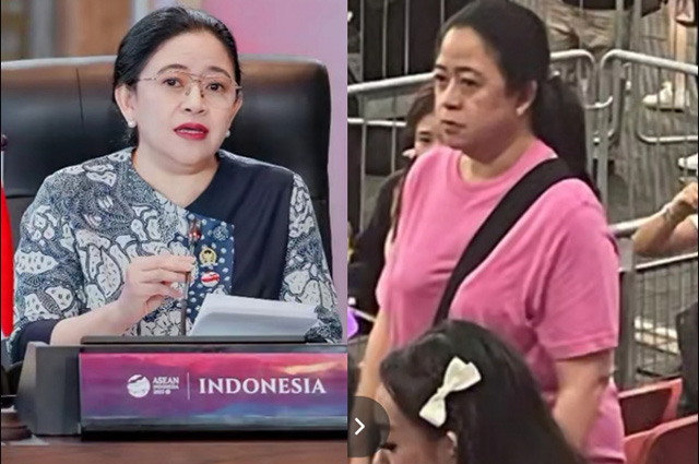 Sosok wanita Mirip Puan Maharani nonton Konser Blackpink