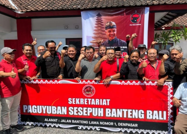 OPTIMIS : Paguyuban Sesepuh Banteng Bali nyatakan sikap siap dukung Ganjar Pranowo dalam Pemilu 2024. (ISTIMEWA)