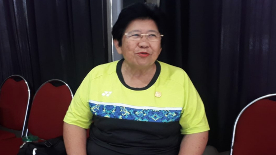 Bidang Turnamen Nasional dan Perwasitan PP PBSI, Mimi Irawan. Krisna Pradipta/Bali Express