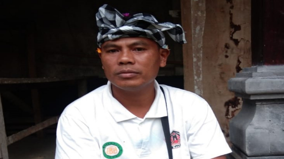 Klian Banjar Pegubugan I Wayan Mudiasa. Ist  