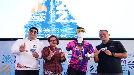MARATHON : Mandiri Jogja Marathon (MJM) 2023, ajang lari tahunan yang paling ditunggu bakal menghadirkan perjalanan baru tahun ini. Dipastikan saat konferensi pers Mandiri Jogja Marathon 2023 di Yogyakarta, Kamis (15/6), dikemas  lebih meriah dari tahun s
