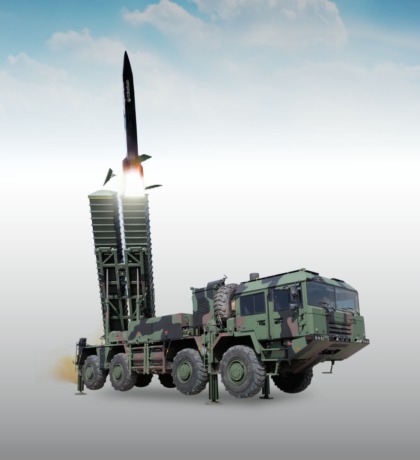 ROKET: TBM Khan yang diproduksi Roketsan Turki akan menjadi andalan pertahanan Indonesia di masa depan.