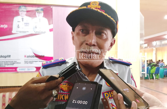 KEPALA Dinas Perhubungan Situbondo, Rikhwan Sugihartono.