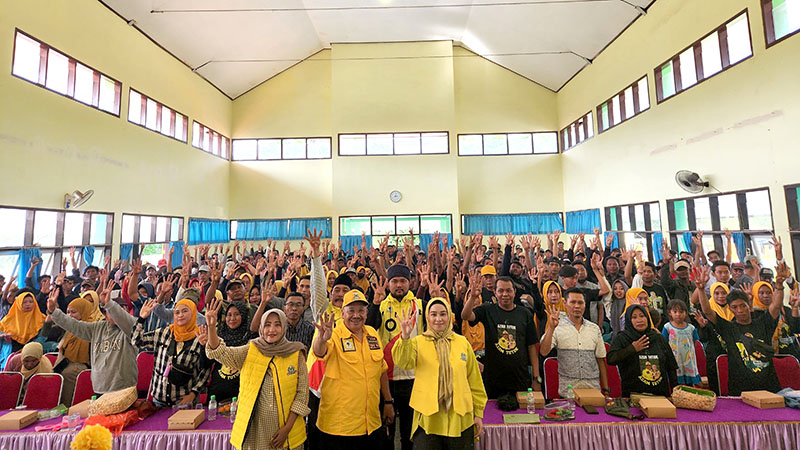 SIAP MENANG: Caleg Partai Golkar untuk DPRD Jatim dapil 4 nomor 4 Tutuk Asma