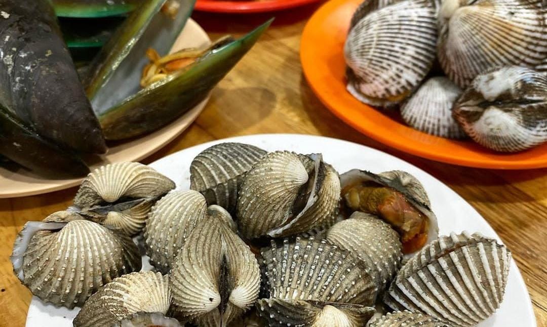 Kerang bulu yang siap diolah menjadi sajian kuliner.