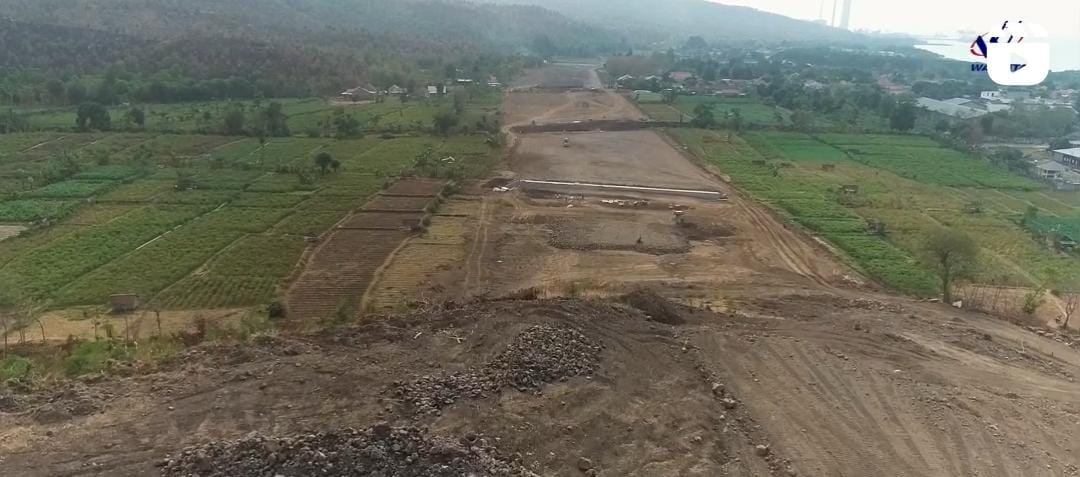 Foto: Progres pengerjaan tol Probowangi di Paiton-Banyuglugur, SItubondo. (doc @wasikita_infra2division)