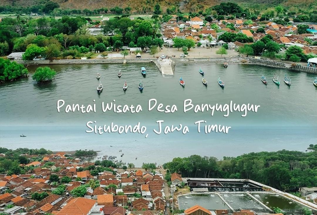 Promosi wisata pantai di Banyuglugur yang akan dilewati jalan tol Probowangi. (instagram @waskita_infra2division)