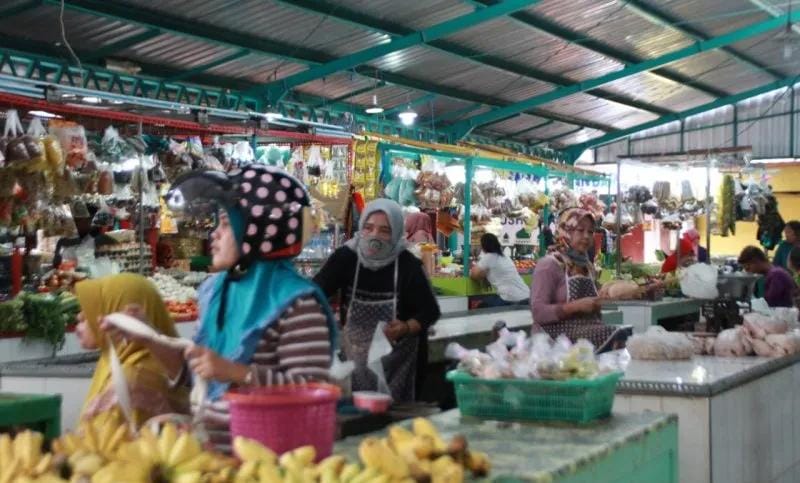 Salah satu pasar yang ada di Situbondo. (ANTARA)