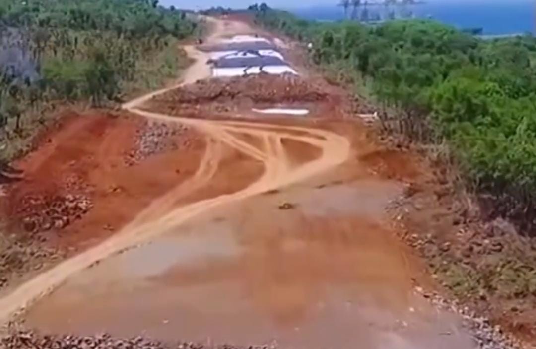 Progres pengerjaan tol Probowangi. (ig @jawatimurinfo)