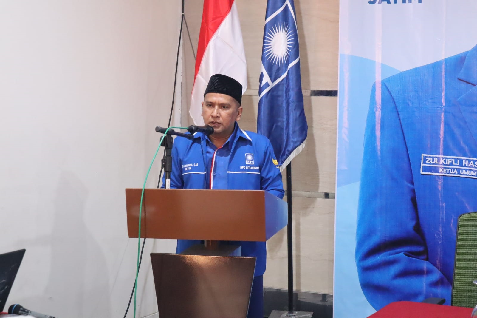 Ketua DPD PAN Situbondo, Ghozi Zainuddin.