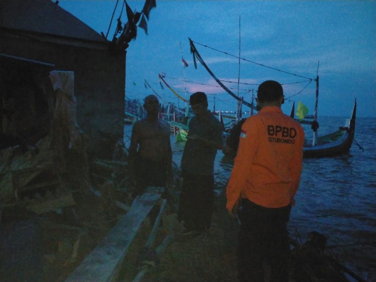 Kondisi rumah warga yang diterjang banjir Kamis (7/8)