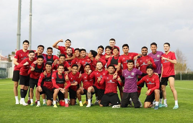 Skuad Timnas Indonesia. (ig @arkhanfikri)