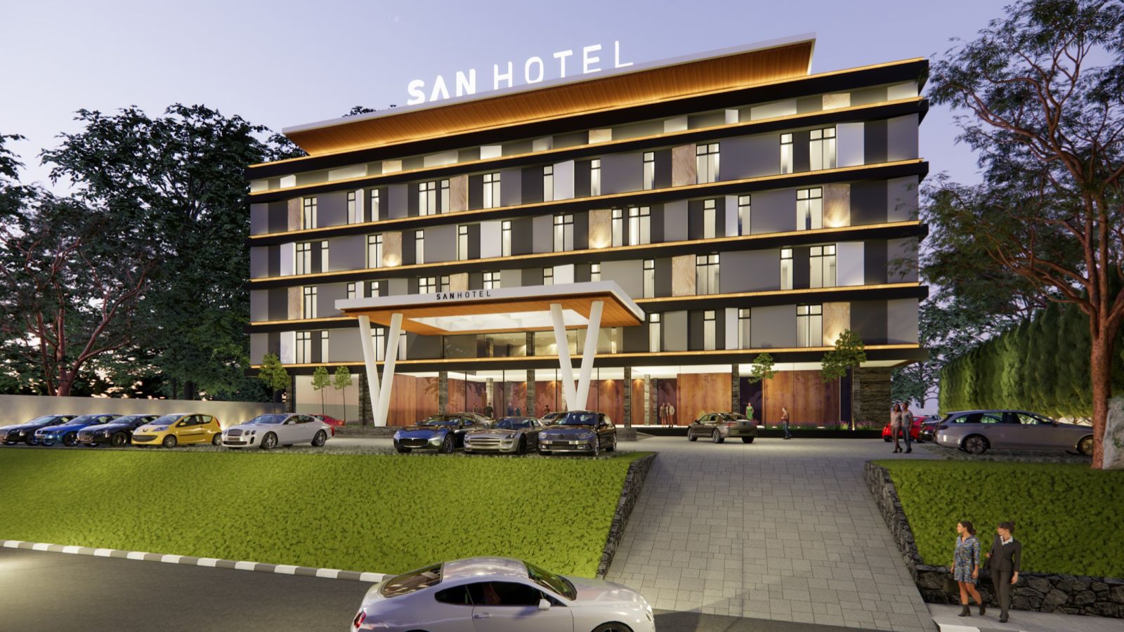 Desain Hotel Bintang 4 di Situbondo yang tersebar di Medsos. (IG @situbondoinfo)