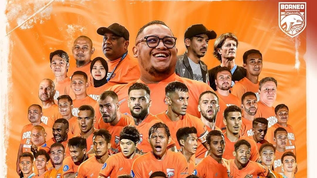 Borneo FC resmi keluar sebagai juara Liga 1. (ig @borneofc.id)