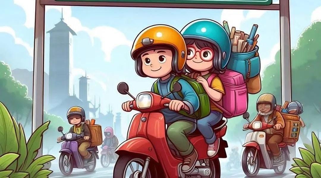 Ilustrasi mudik. (ig @banjarnegarepos)